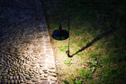 Harbor Breeze Farmhouse 20 -Lumens Black Solar LED Outdoor Path Light with Dusk-to-Dawn Sensor 3000-K