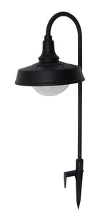 Harbor Breeze Farmhouse 20 -Lumens Black Solar LED Outdoor Path Light with Dusk-to-Dawn Sensor 3000-K