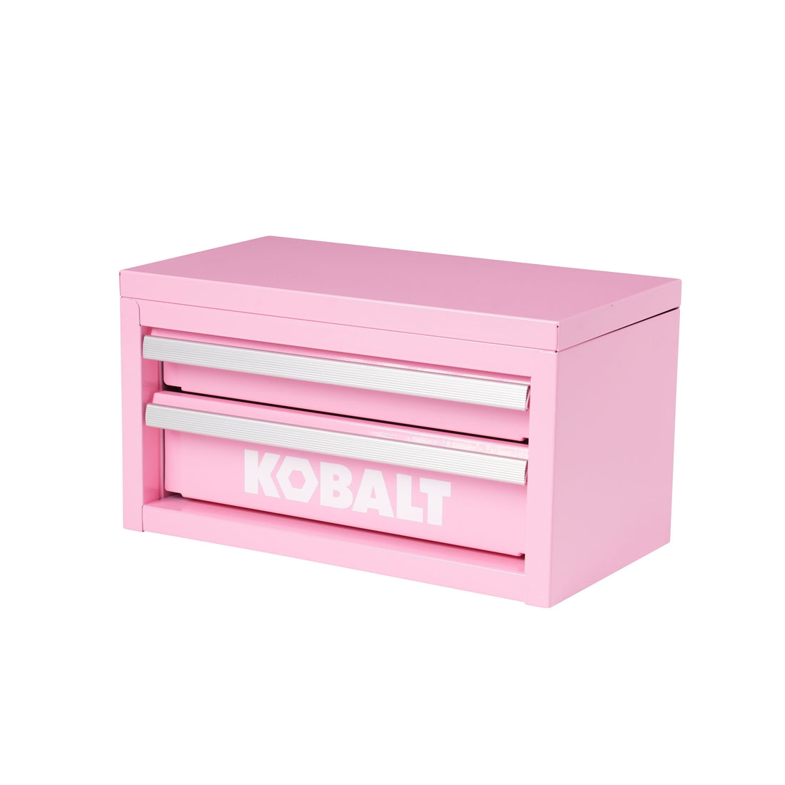 Kobalt Portable tool box 10.83-in W x 5.91-in H x 5.91-in D Pink Steel Tool Box