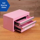 Kobalt Portable tool box 10.83-in W x 5.91-in H x 5.91-in D Pink Steel Tool Box