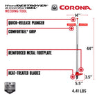 Corona ComfortGEL WeedDESTROYER Long-handle tool Weeder