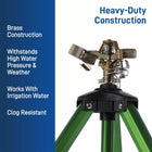 Orbit Sprinkler 5000-sq ft Impulse Tripod Lawn Sprinkler
