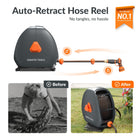 Giraffe Tools Plastic 65-ft Stand Hose Reel