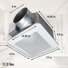 Panasonic WhisperChoice DC 0.4-Sone 150-CFM White Bathroom Ventilator Fan (ENERGY STAR Certified)