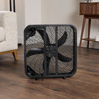 Utilitech 20-in High Velocity Indoor Box Fan, in Black