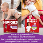 Huggies Size 4 Baby Diapers, Little Movers HuggFit 360° Baby Diapers with 360° Waistband, Size 4 (22-37 lbs), 144 Count, Packaging May Vary