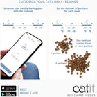 Catit PIXI Smart Feeder with Remote Control App White 1 Count (Pack of 1)