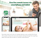LeapFrog LF925HD 1080p WiFi Remote Access 360 Degree Pan & Tilt Video Baby Monitor with 5” High Definition 720p Display, Night Light, Color Night Vision (White), One Size