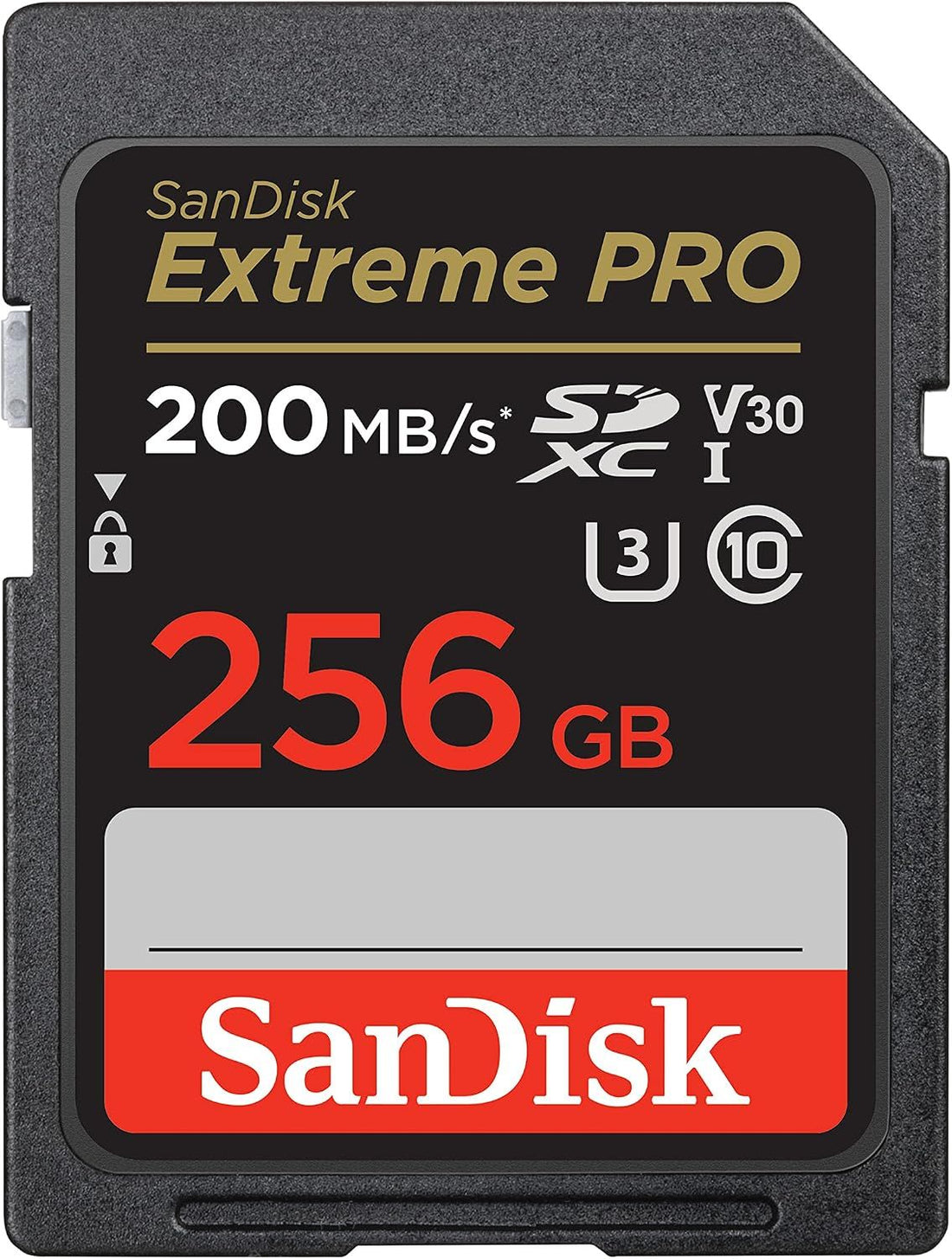 SanDisk 256GB Extreme PRO SDXC UHS-I Memory Card - C10, U3, V30, 4K UHD, SD Card - SDSDXXD-256G-GN4IN