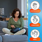 Lifepro Cordless Hand Massager for Hands, Wrists & Fingers – Heat & Compression with 5 Intensity Levels, 5 Massage Modes, 2 Vibration Levels, and Travel Bag – Ideal Gift for Men & Women