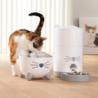 Catit PIXI Smart Feeder with Remote Control App White 1 Count (Pack of 1)