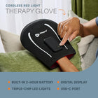 LifePro Allevaglove Red Light Therapy Device-Infrared Light Therapy Glove for Hands, One-Size-Fits-All, 2 Effective Wavelengths (660 & 850), Cordless & Portable Red-Light Device for Wellness
