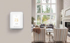 Honeywell Home T9 Wi-Fi Smart Thermostat RCHT9510WF, Smart Room Sensor Ready, Touchscreen Display, Alexa and Google Assist, C-Wire Required
