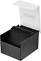 Citizen Mens Corso Eco-Drive Watch 40mm Gold-Tone Stainless Steel Case Brown Leather Strap with Silver-Tone Dial (AW1232-04A)