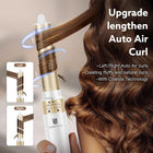 Hot Air Brush Hair Dryer Air Styler - 110,000 RPM Fast Drying, Curling, Straightening with Ceramic Coating & Negative Ion, No Heat Damage for All Hair Types (White)