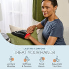 LifePro Allevaglove Red Light Therapy Device-Infrared Light Therapy Glove for Hands, One-Size-Fits-All, 2 Effective Wavelengths (660 & 850), Cordless & Portable Red-Light Device for Wellness