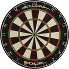Accudart Edge Bristle Dartboard - Razor Thin Spider Wire Reduces Bounce Outs - Premium Brazilian Sisal - Advanced Metal Number Ring - Increased Playing Area - Super Thin Bullseye