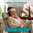 SereneLife Eye Massager with Heat & Cooling, Bluetooth Music Eye Mask with Air Compression & Vibration, Rechargeable Smart Eye Relaxer for Dry Eyes, Puffiness & Sleep – Gifts for Women, Men, Mom