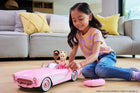 Hot Wheels Barbie RC Corvette from Barbie the Movie, Full-Function Remote-Control Toy Car Holds 2 Dolls