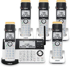VTech IS8151-5 Super Long Range 5 Handset DECT 6.0 Cordless Phone for Home with Answering Machine, 2300 ft Range, Call Blocking, Bluetooth, Headset Jack, Power Backup, Intercom, Expandable to 12 HS