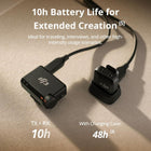 DJI Mic Mini (1 TX + 1 RX), Wireless Lavalier Microphone for iPhone/Camera/Android, Ultralight, Detail-Rich Audio, Noise Cancelling, Automatic Limiting, Vlog, Streaming, 400m Transmission | Ultralight Tx ≈10 G, 11.5 H Tx and 10.5 H Rx, Two-Level Noise Can