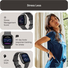 Google Fitbit Sense 2 - Health & Fitness Smartwatch - Shadow Grey/Graphite | Advanced Health and Fitness Smartwatch to Manage Stress and Sleep, ECG App, SpO2, 24/7 Heart Rate, GPS, One Size