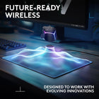 Logitech G POWERPLAY 2 Wireless Charging Mouse Pad for Compatible Logitech G Gaming Mice, 34.5 X 28.4 cm (13.5 x 11.2 inches), 3.5 mm Height, for PC/Mac - Black