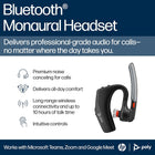Poly Voyager Legend 30 Headset Customer Special 1- Bluetooth Single-Ear (Monaural) Headset - Connect to Your PC, Mac, Tablet, or Cell Phone - Noise Canceling - Black