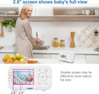 VTech VM3252 2.8” Digital Video Baby Monitor with Full-Color and Automatic Night Vision, White