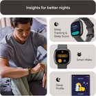 Google Fitbit Sense 2 - Health & Fitness Smartwatch - Shadow Grey/Graphite | Advanced Health and Fitness Smartwatch to Manage Stress and Sleep, ECG App, SpO2, 24/7 Heart Rate, GPS, One Size