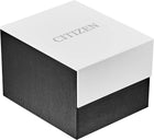 Citizen Mens Corso Eco-Drive Watch 40mm Gold-Tone Stainless Steel Case Brown Leather Strap with Silver-Tone Dial (AW1232-04A)