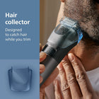 Philips Beard Trimmer 7000 Series - Self-sharpening Metal Blades, 40 Lock-in Settings, BeardSense Technology, Hair Collector, 100% Waterproof, Charging Stand, Travel Pouch, Model BT7665/15