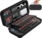 daydayup Switch Carrying Case Compatible with Nintendo Switch 2, with 24 Games Cartridges Protective Hard Shell Travel Carrying Case Pouch for Console & Accessories