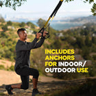 TRX All In One Suspension Training System: Full Body Workouts for Home, Travel, and Outdoors | Includes Indoor & Outdoor Anchors, Workout Guide and Video Downloads