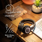 Audio-Technica ATH-M50xBT2 Wireless Over-Ear Headphones, Black
