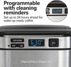 Hamilton Beach FrontFill 12 Cup Programmable Drip Coffee Maker, Front Access Water Reservoir & Swing-Out Brew Basket, Auto Pause & Pour, Auto Shutoff, Black (46310C)