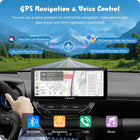 Carpuride W103 Pro 10.3\ CarPlay Android Auto Bluetooth Transmitter | 1080P HD touchscreen, Bluetooth transmitter, GPS navigation, Siri, FM radio, Mirror Link and 3 mounting