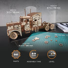 UGEARS 3D Puzzles for Adults Heavy Boy Truck Mechanical Models Wooden Puzzle Brain Teaser Construction Craft Kits for Adults 14+ DIY Puzzle Learning Toys Eco Friendly Woodcraft Building Set
