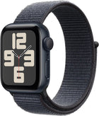 Apple Watch SE (2nd Gen) [GPS 40mm] Smartwatch with Midnight Aluminum Case with Ink Sport Loop One Size. Fitness and Sleep Trackers, Crash Detection, Heart Rate Monitor, Carbon Neutral 2
