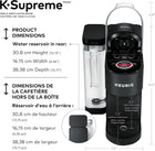 Keurig K-Supreme Single Serve K-Cup Pod Coffee Maker, With MultiStream Technology, Black