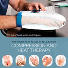 Lifepro Cordless Hand Massager for Hands, Wrists & Fingers – Heat & Compression with 5 Intensity Levels, 5 Massage Modes, 2 Vibration Levels, and Travel Bag – Ideal Gift for Men & Women (White)