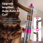 Hot Air Brush Hair Dryer Air Styler - 110,000 RPM Fast Drying, Curling, Straightening with Ceramic Coating & Negative Ion, No Heat Damage for All Hair Types (Red)