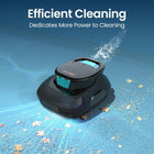 AIPER Scuba SE Cordless Pool Cleaner, Upgrade 95-Min Runtime, Smart Self-Parking, Pool Vacuum for Above-Ground Pools up to 860 Sq.ft, Black