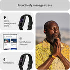 Google Fitbit Inspire 3 Health and Fitness Tracker with Stress Management, Workout Intensity, Sleep Tracking, 24/7 Heart Rate and More, Midnight Zen/black, One Size (S and L Bands Included)