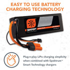Spektrum 11.1V 5000mAh 3S 100C Smart Hardcase LiPo Battery: IC5, SPMX50003S100H5