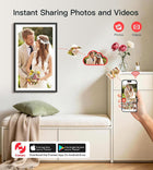 64GB Frameo 15.6 Digital Picture Frame Large 1920 x 1080 IPS FHD Touch Screen WiFi Electronic Photo Frames Share Moments Instantly Anywhere Photo Gifts for Parents and Grandparents