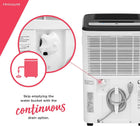 Frigidaire FFAP5033W1 Portable High Humidity 50 Pint Capacity Dehumidifier with Built In Pump