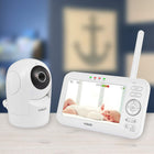 VTech VM5262 5 Color LCD Digital Video Baby Monitor, 360 Degree Pan & Tilt Camera, Automatic Night Vision, Temperature Sensor