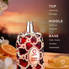 Orientica Amber Rouge Luxury Collection for Unisex Eau de Parfum Spray, 5.0 Ounce