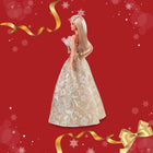 Barbie Signature 2025 Holiday Barbie Fashion Doll with Blonde Hair Wearing Silver & Gold Gown, Seasonal Collectible Includes Displayable Packaging & Doll Stand